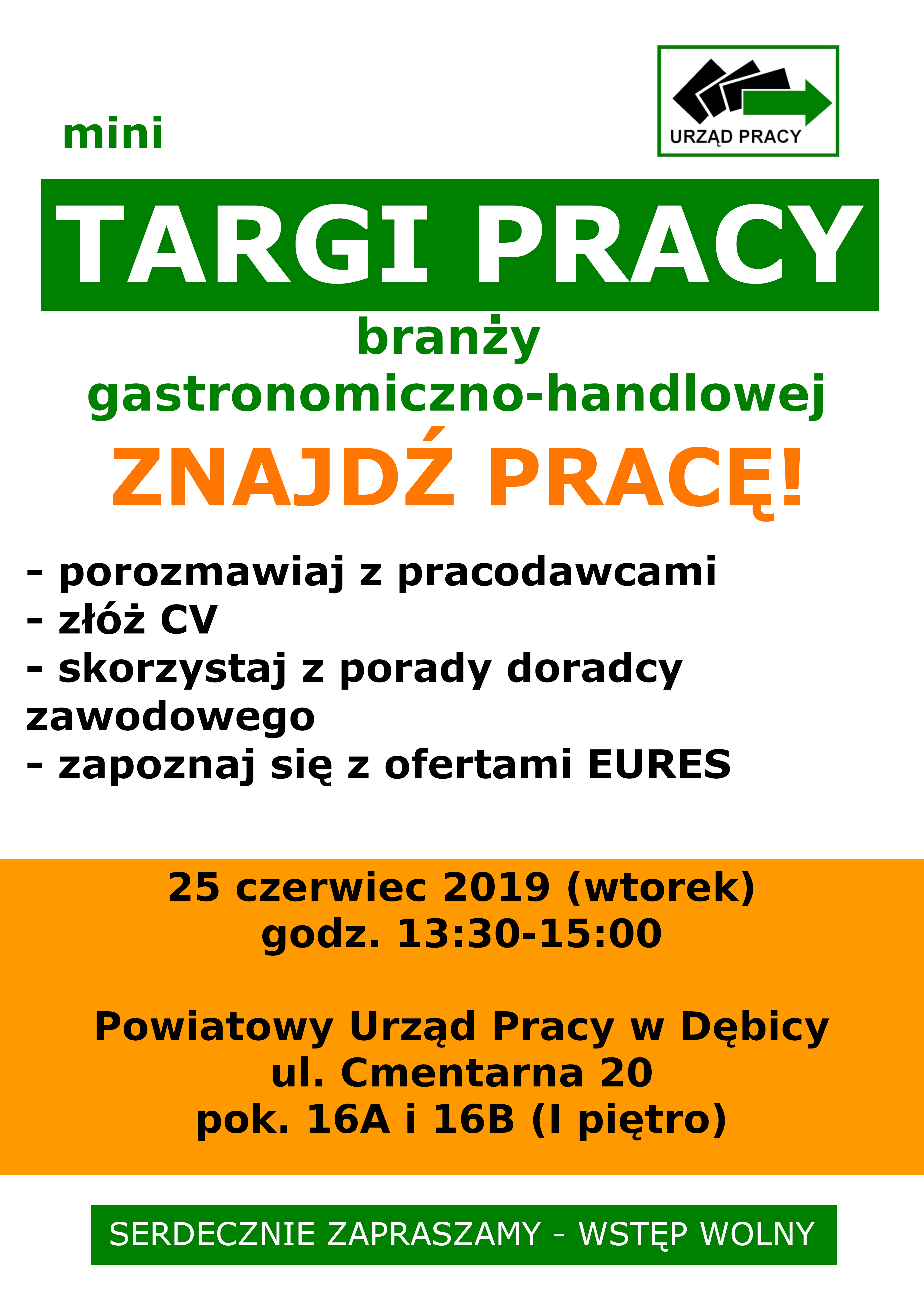 mini targi pracy plakat