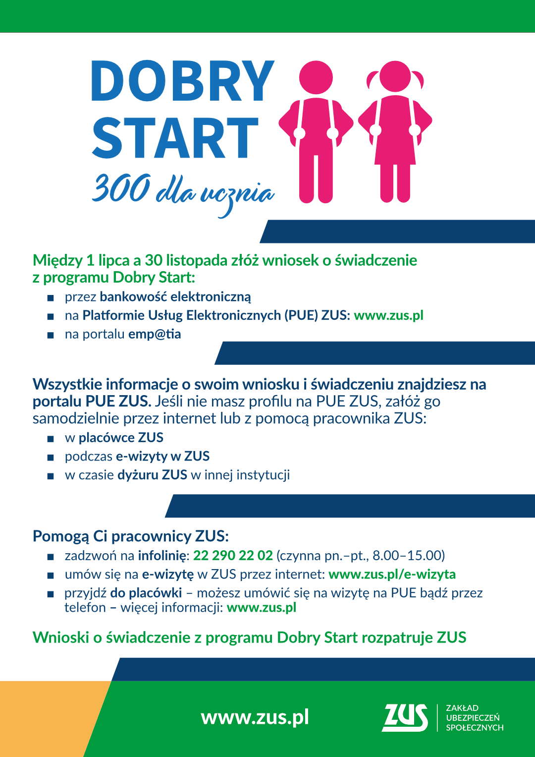 infografika Dobry Start 300 pion