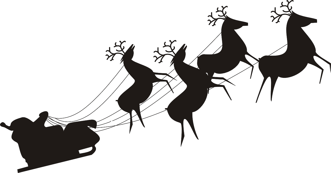 ozdobna grafika z Mikołajem